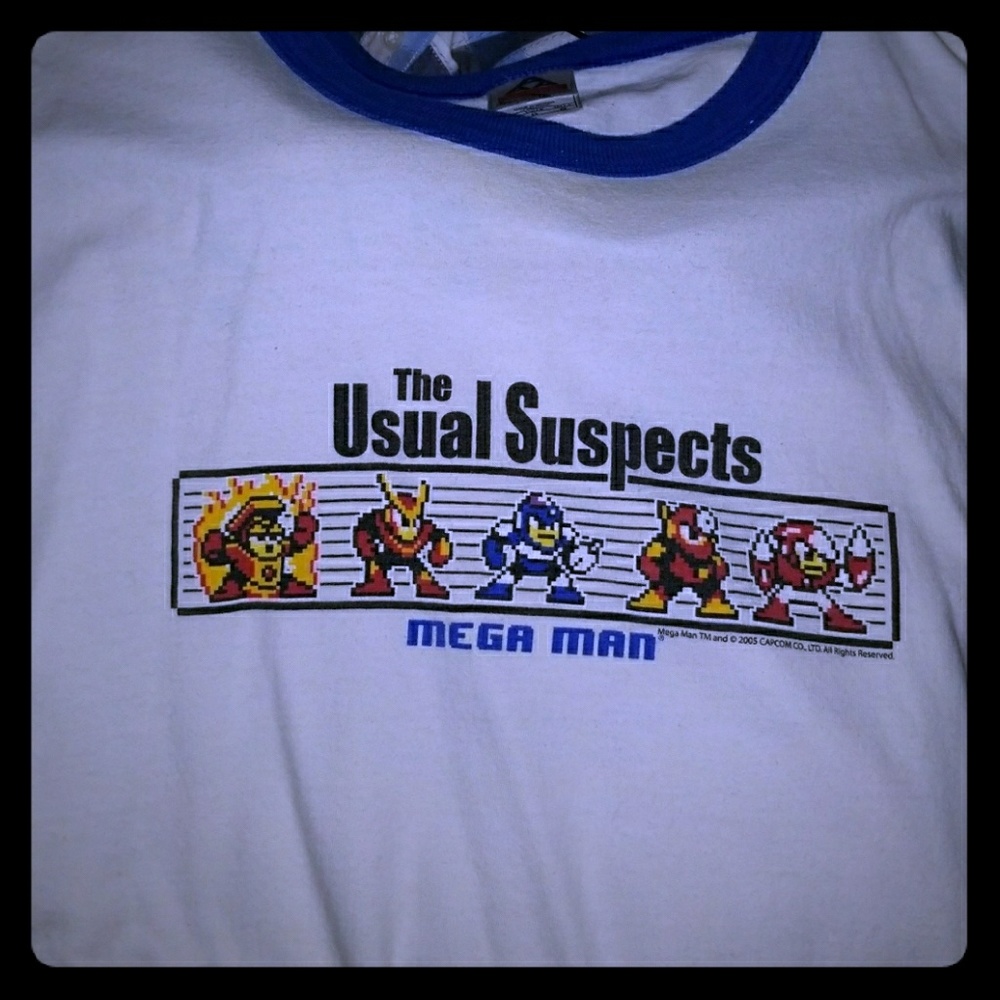 Mega Man Usual Suspects Shirt